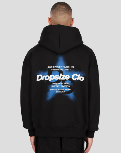 هودی گرم بالا از برند Dropsize – مشکی