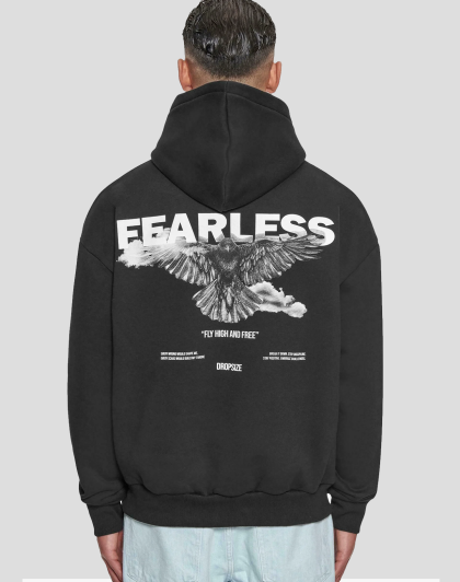 هودی گرم بالا از برند Dropsize – مشکی